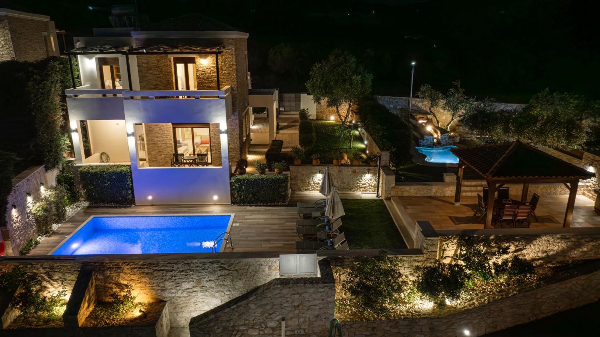 Roupes Villa I, Family Villa, Fantastic Views, Private Pool Ρούπες Εξωτερικό φωτογραφία
